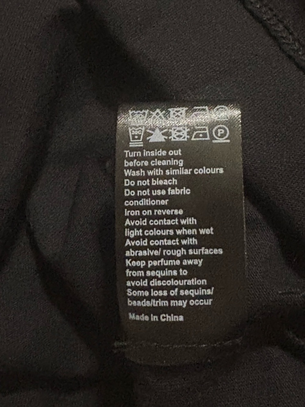 ME+EM Sequin Mixed Media Layering Shirt - Black Sz 12 - Picture 15 of 16